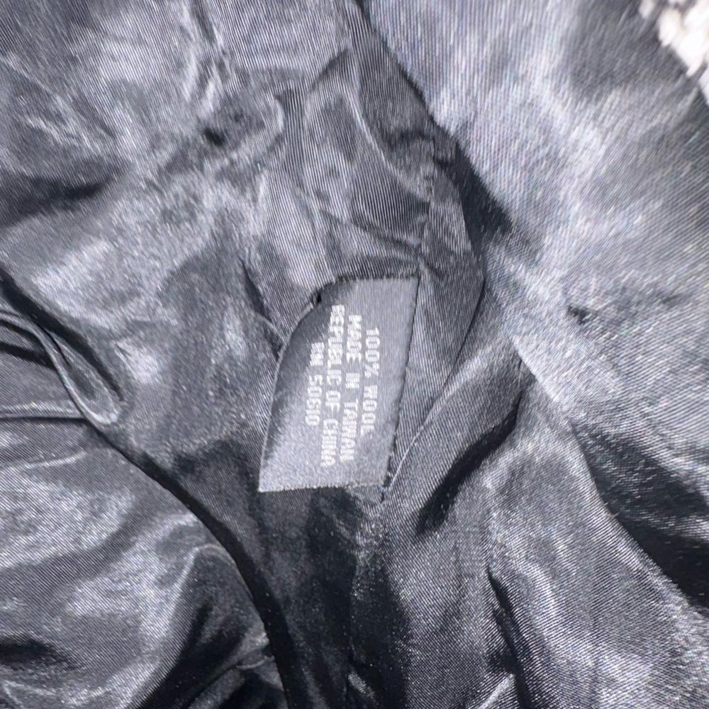 Albert Nipon Blazer Shiny Thread, Wool Plaid Gold… - image 6